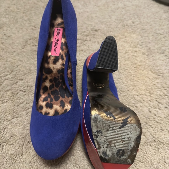 Betsy Johnson Block Color Heels - Picture 7 of 9